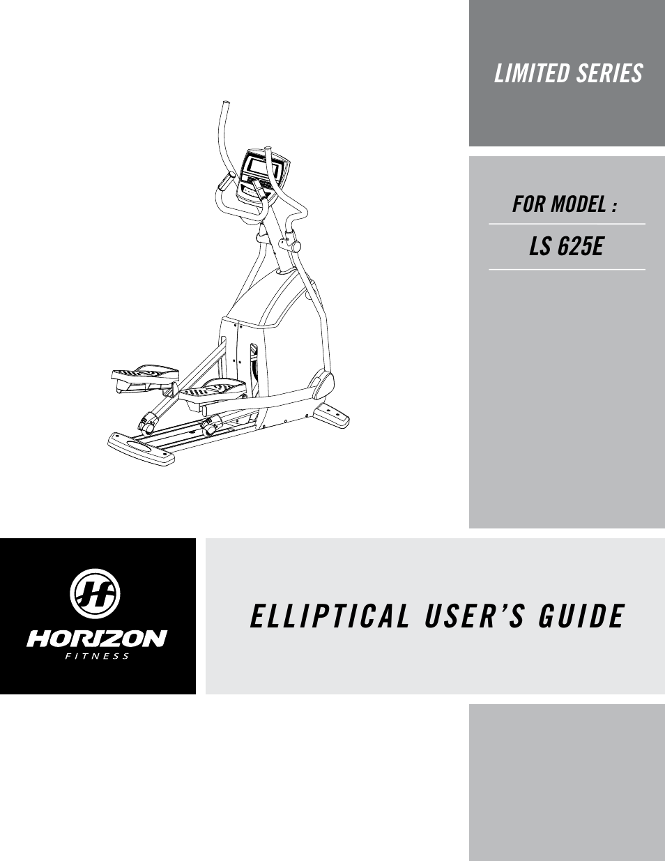 Horizon Fitness LS 625E User Manual | 32 pages