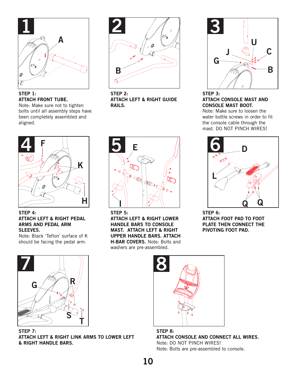 Horizon Fitness 3.1E User Manual | Page 10 / 36