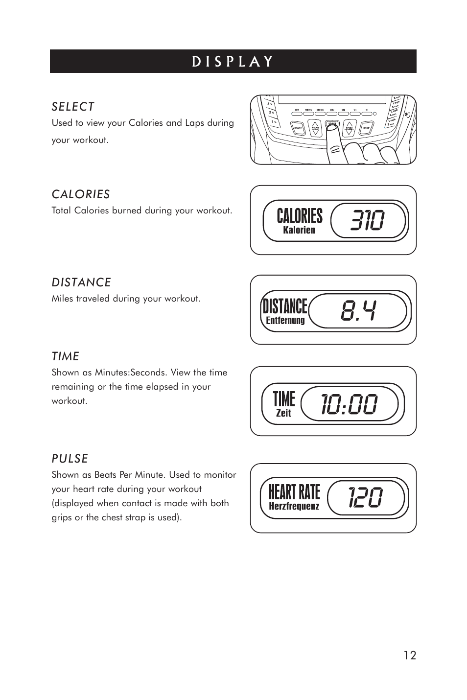 Horizon Fitness ELITE 5.1T HRC Entertainment User Manual | Page 13 / 44