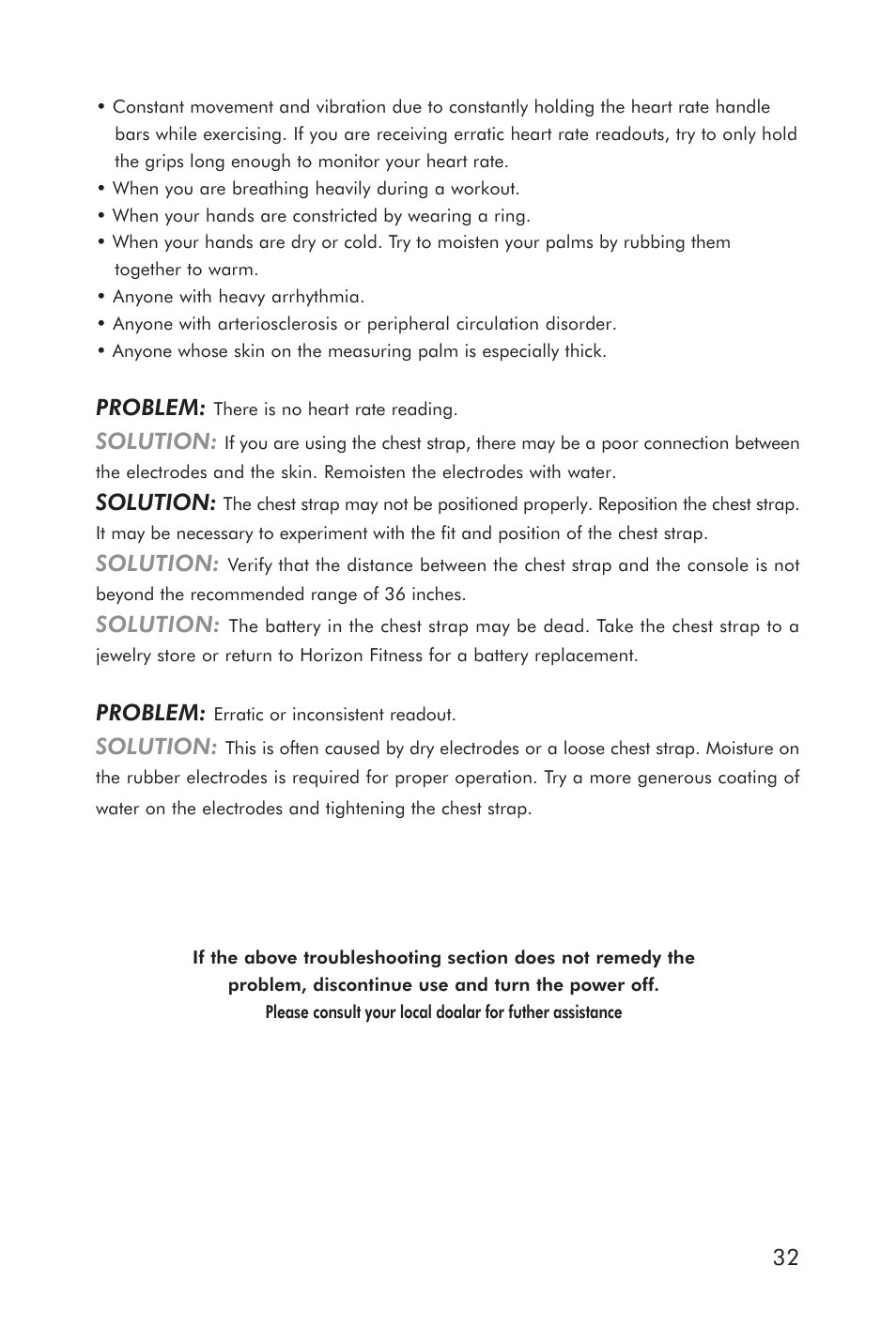 Horizon Fitness ELITE 5.1T HRC Entertainment User Manual | Page 33 / 44