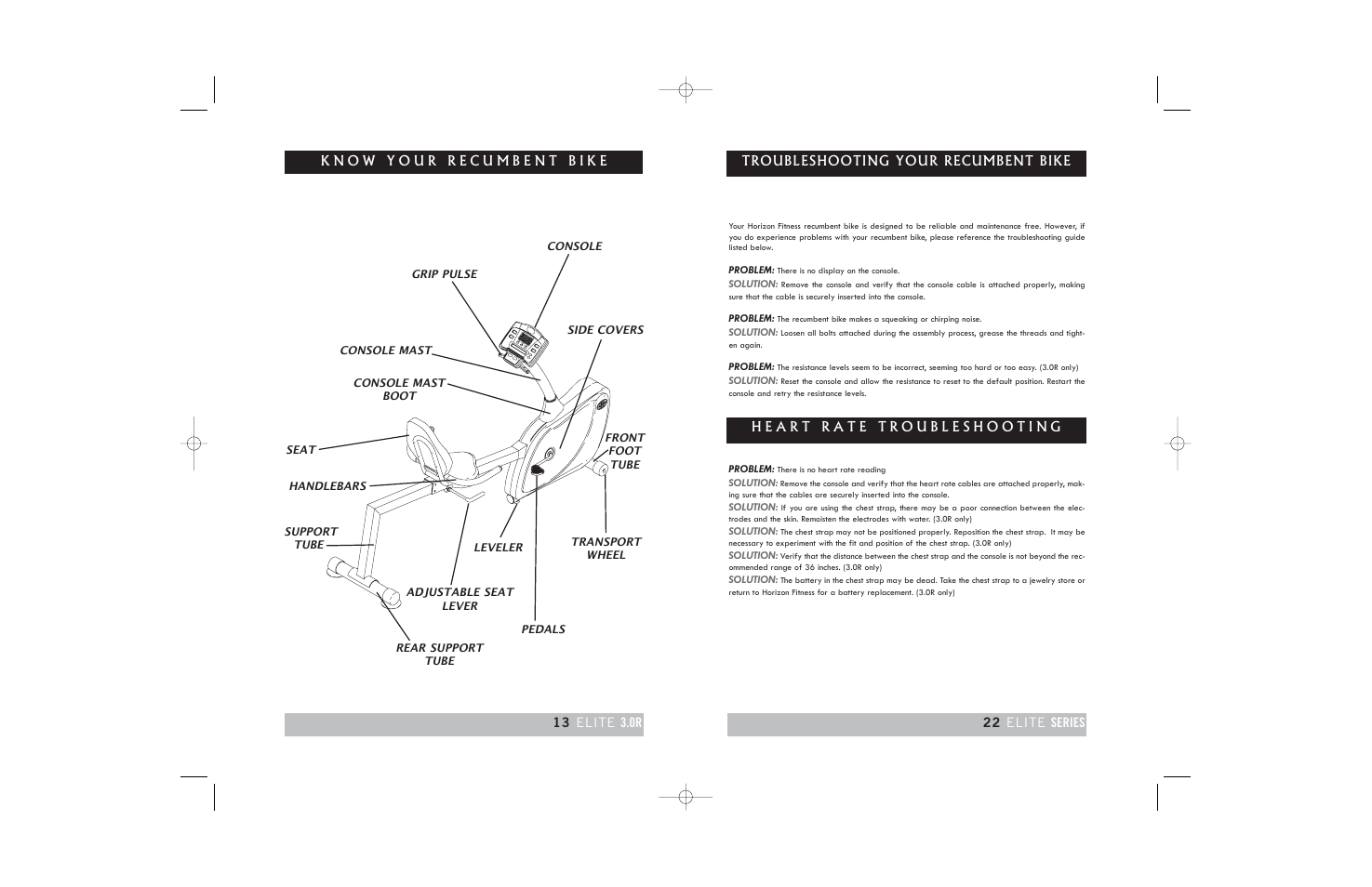 Horizon Fitness ELITE 2.0R User Manual | Page 22 / 34