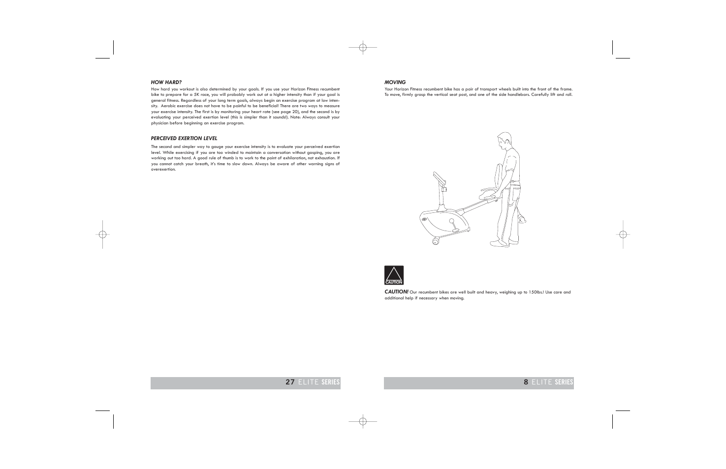 Horizon Fitness ELITE 2.0R User Manual | Page 27 / 34