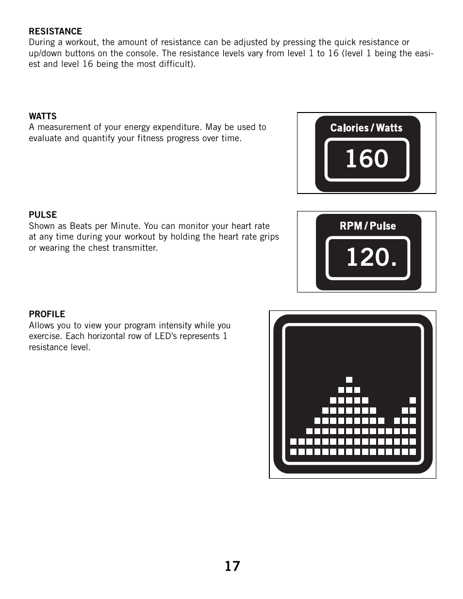 Horizon Fitness ELITE SERIES 3.1R User Manual | Page 17 / 40