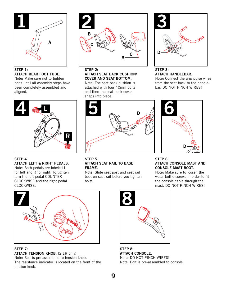 Horizon Fitness ELITE SERIES 3.1R User Manual | Page 9 / 40