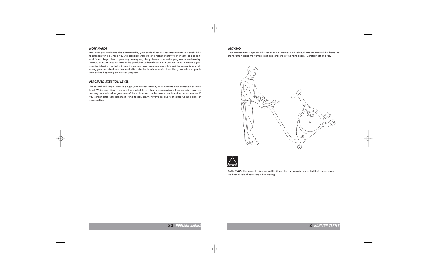 Horizon Fitness HORIZON B20 User Manual | Page 33 / 40