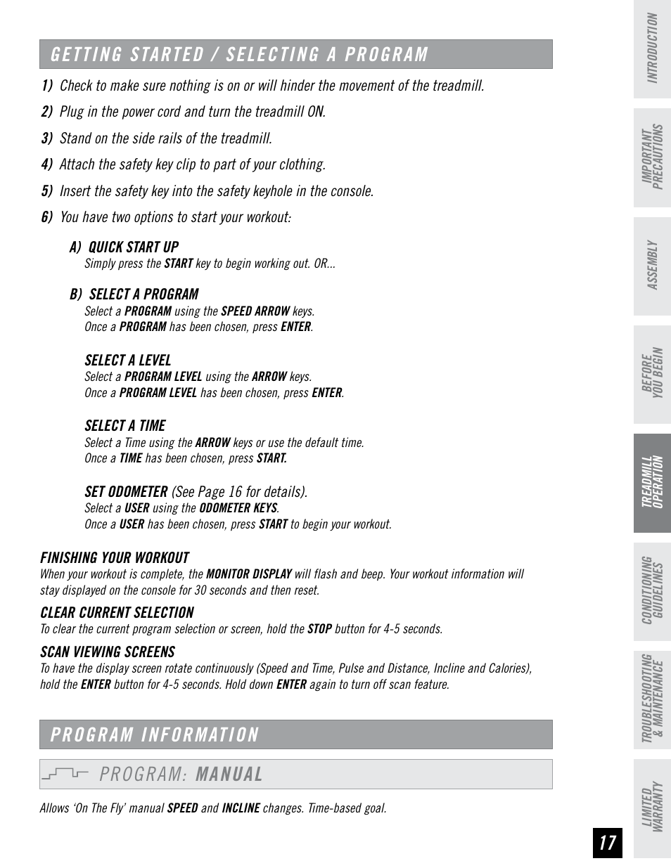 Horizon Fitness CLUB SERIES CST3.5 User Manual | Page 17 / 32