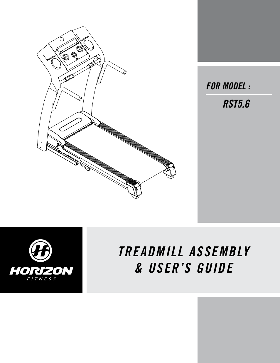 Horizon Fitness RST5.6 User Manual | 32 pages