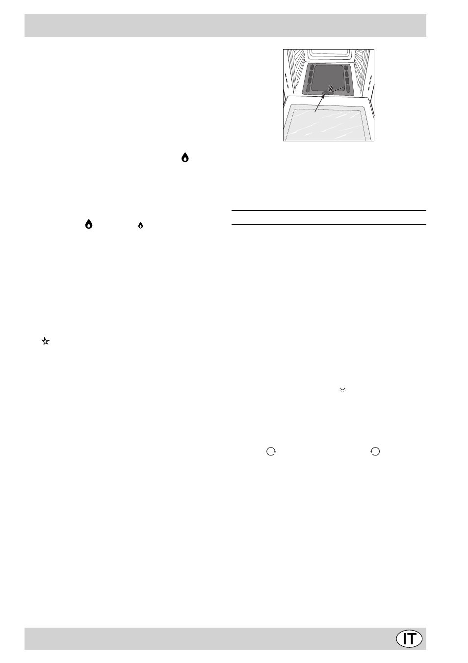 Le diverse funzioni presenti nella cucina | Indesit K6G20 W User Manual | Page 9 / 36