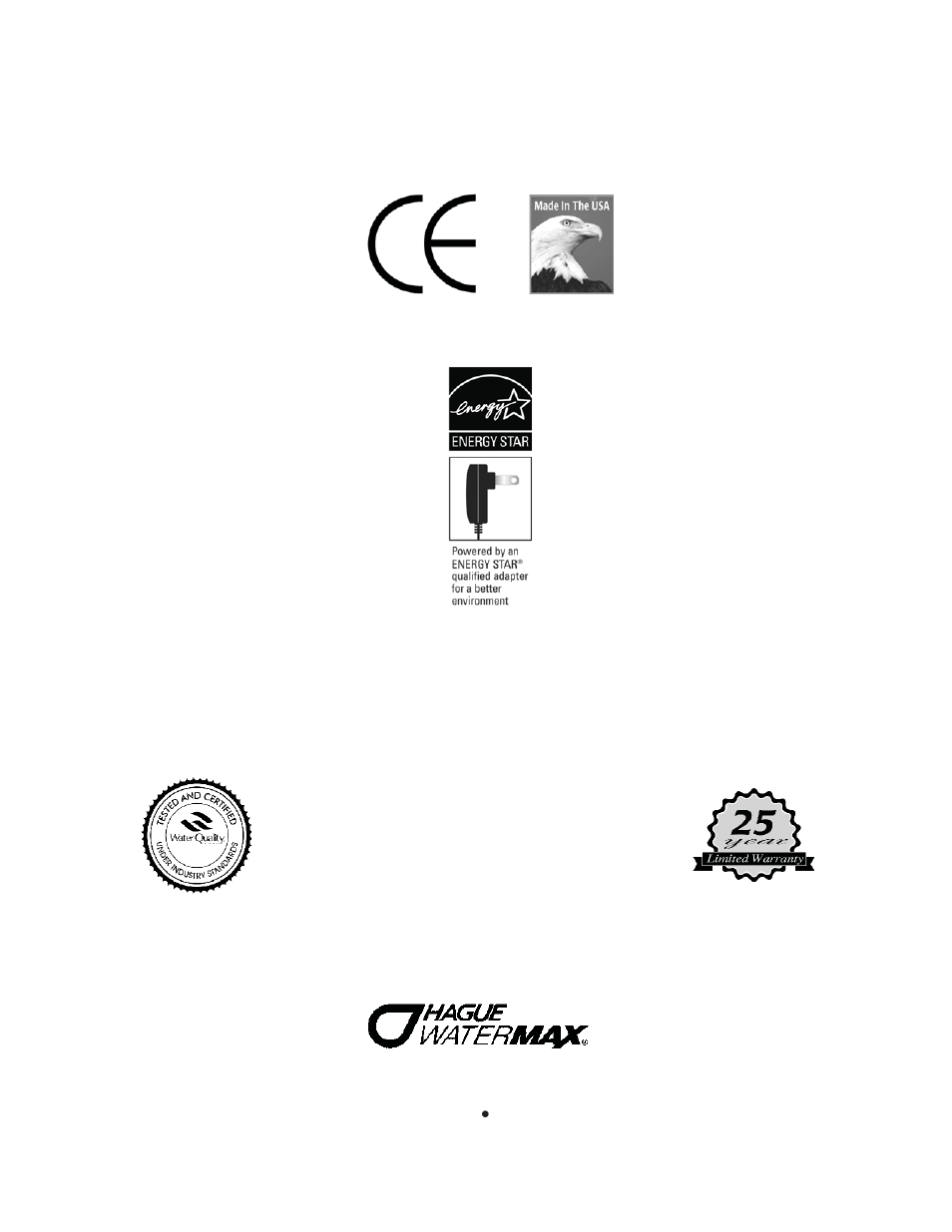 60 series, Has these third-party listings | Hague Quality Water Intl WATERMAX 60 SERIES User Manual | Page 52 / 52