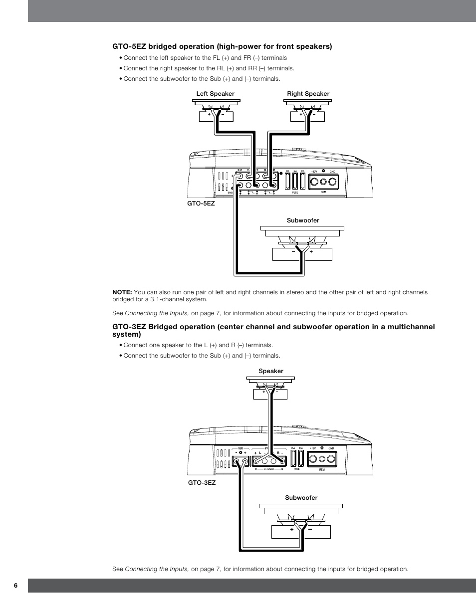 Harman GTO-3EZ User Manual | Page 6 / 13