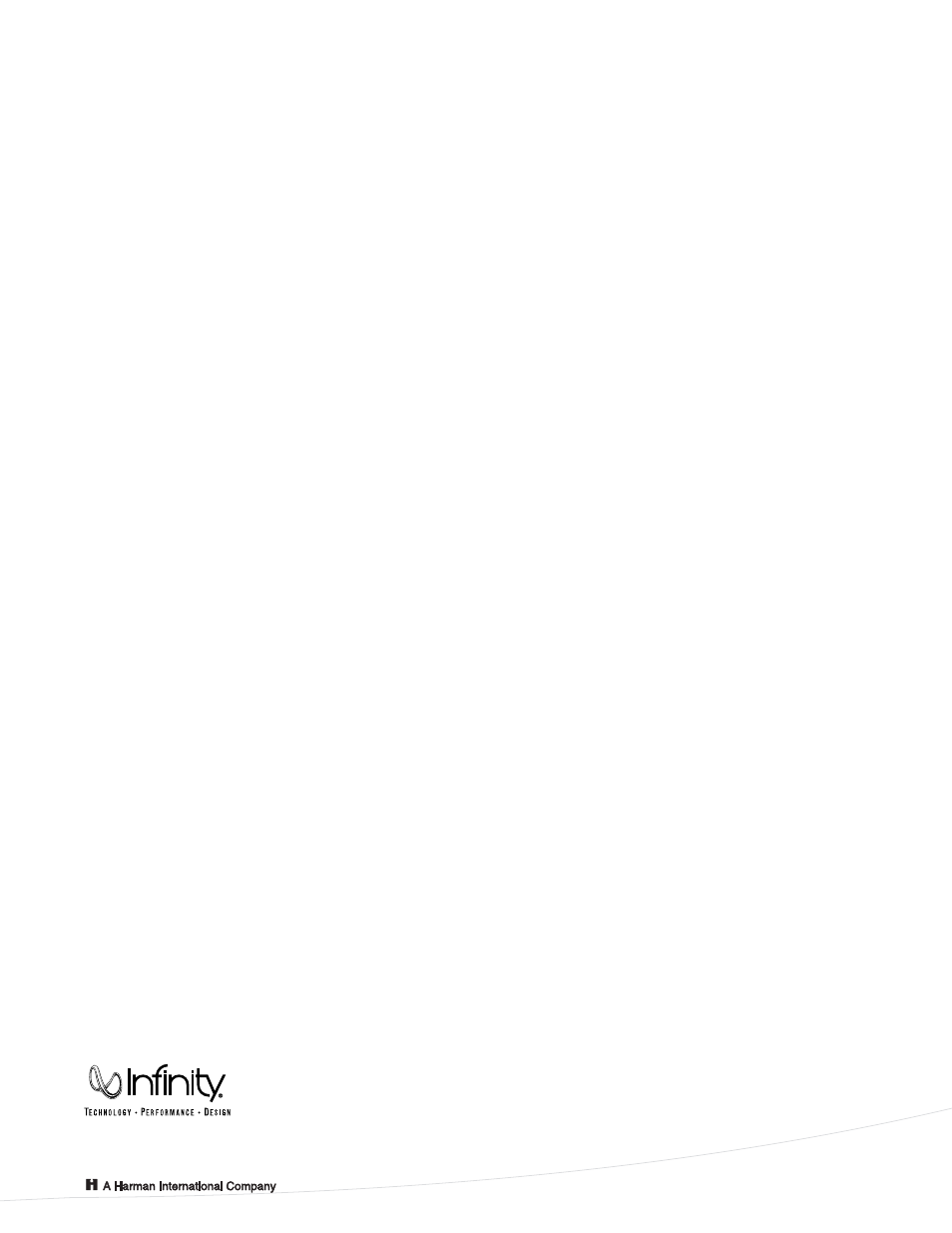 Harman INFINITY PRIMUS PRIMUS 140 User Manual | Page 8 / 8