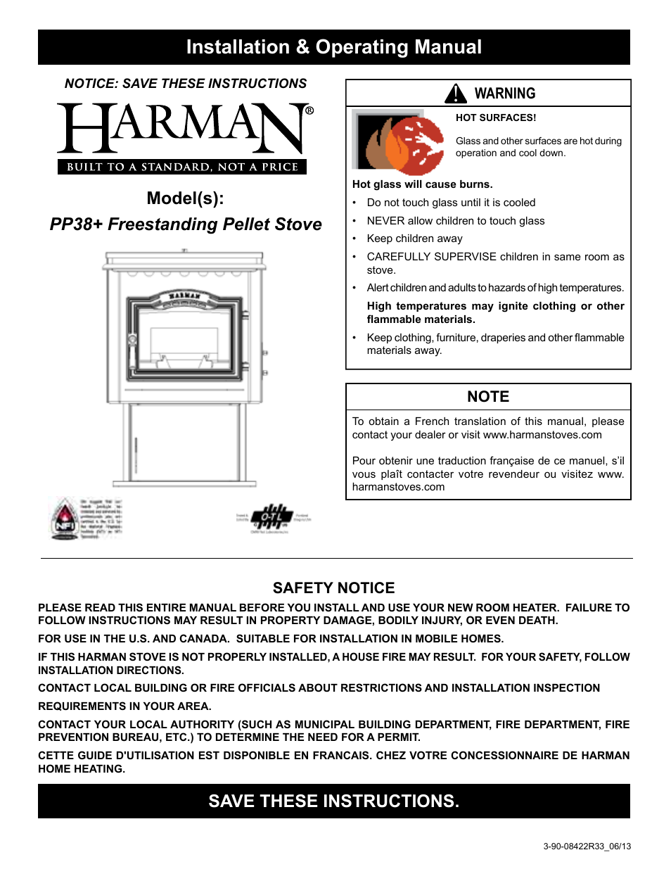 Harman PP38+ User Manual | 38 pages