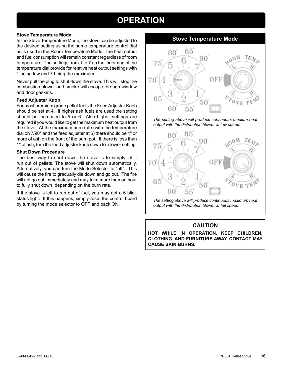 Operation | Harman PP38+ User Manual | Page 16 / 38