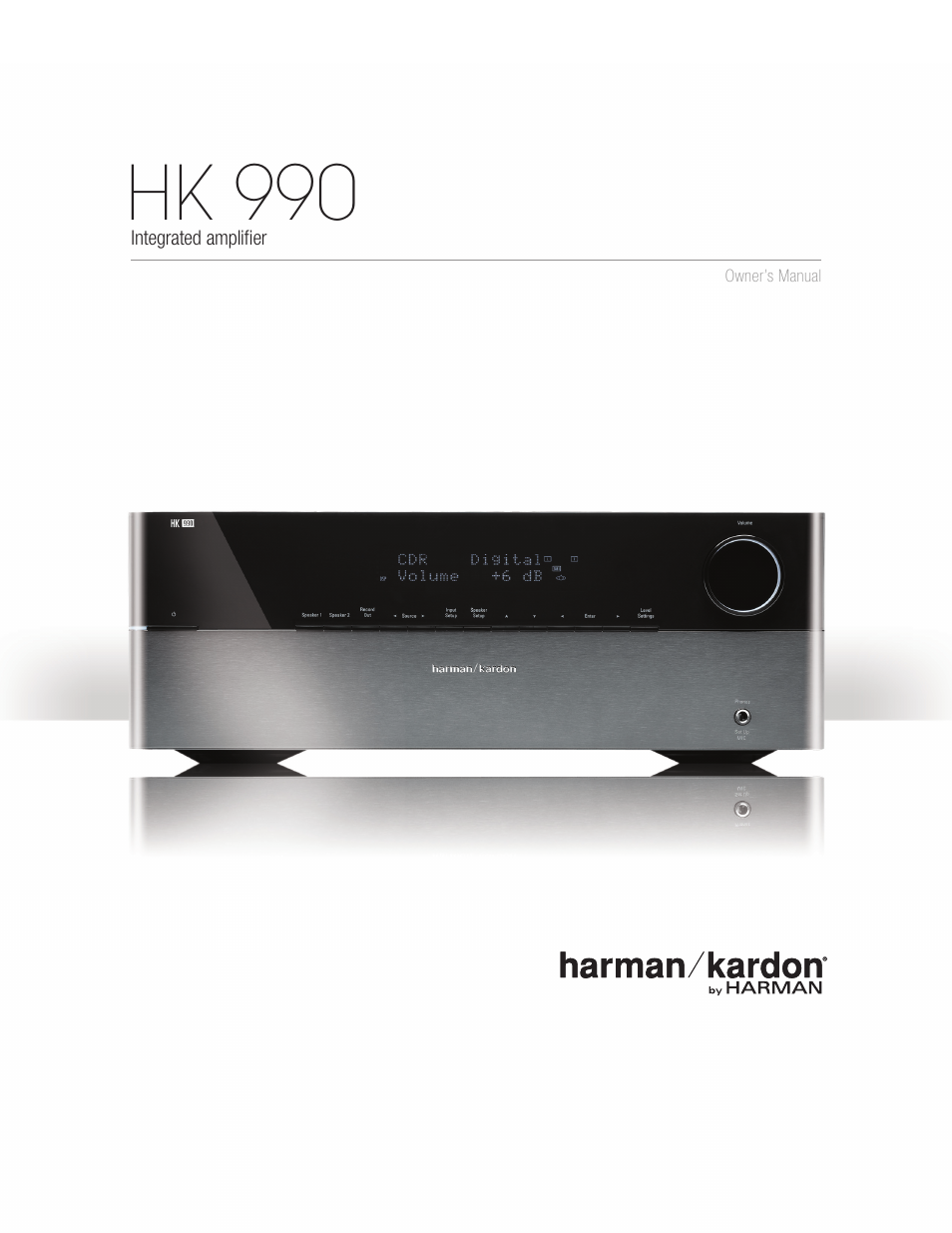 Harman HK 990 User Manual | 18 pages