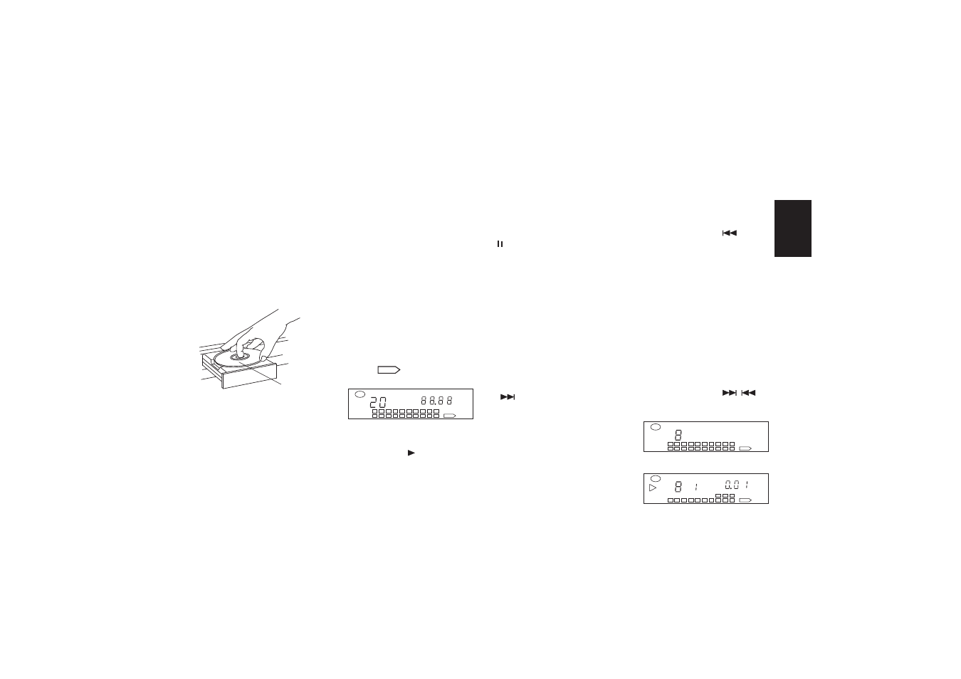 Operation, Loading and unloading, Normal play | Music search operation | Harman-Kardon harman/kardon Compact Disc Player HD710 User Manual | Page 7 / 13