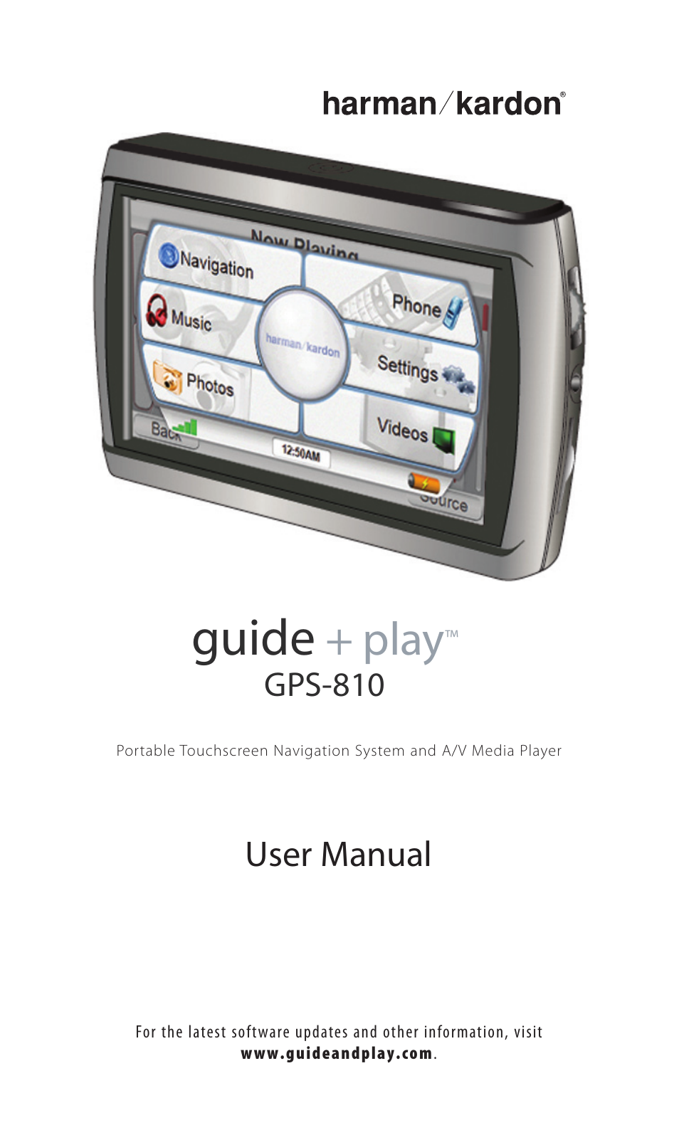 Harman-Kardon GPS-810 User Manual | 44 pages