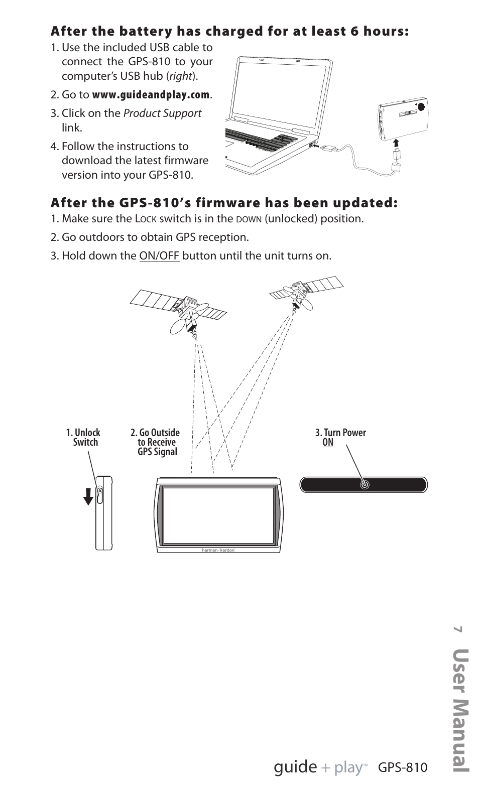 User manual, Ed i u g, Y a l p | Harman-Kardon GPS-810 User Manual | Page 7 / 44