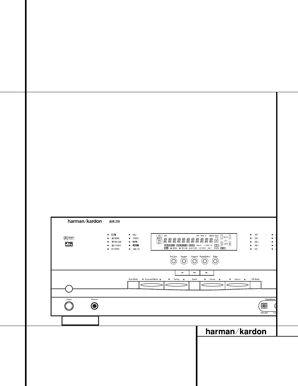 Harman-Kardon 210 User Manual | 52 pages