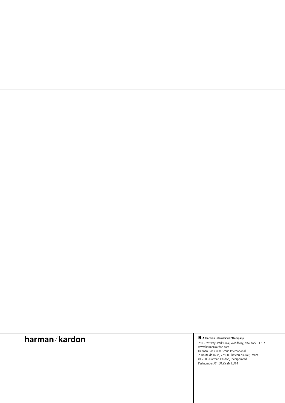 Harman-Kardon DVD 23 User Manual | Page 24 / 24