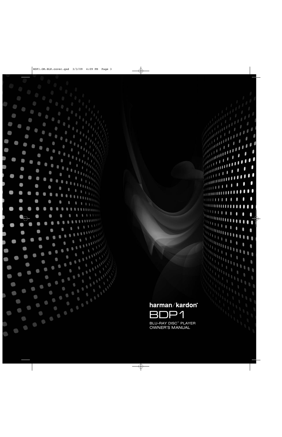 Harman-Kardon BDP 1 User Manual | 33 pages
