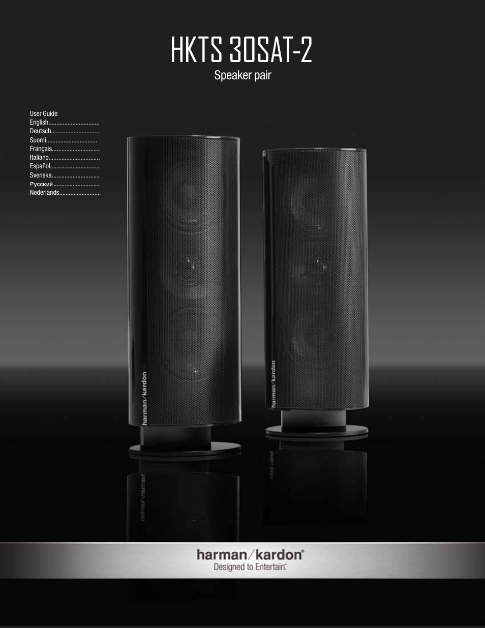 Harman-Kardon HKTS30SAT-2 User Manual | 8 pages