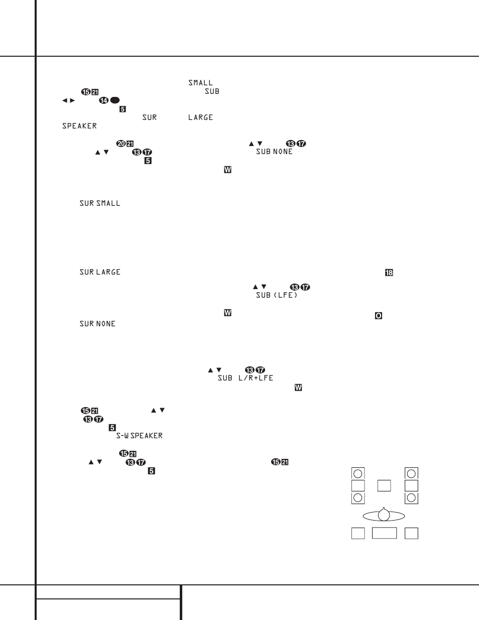 System configuration, 18 system configuration | Harman-Kardon AVR 110 User Manual | Page 18 / 56