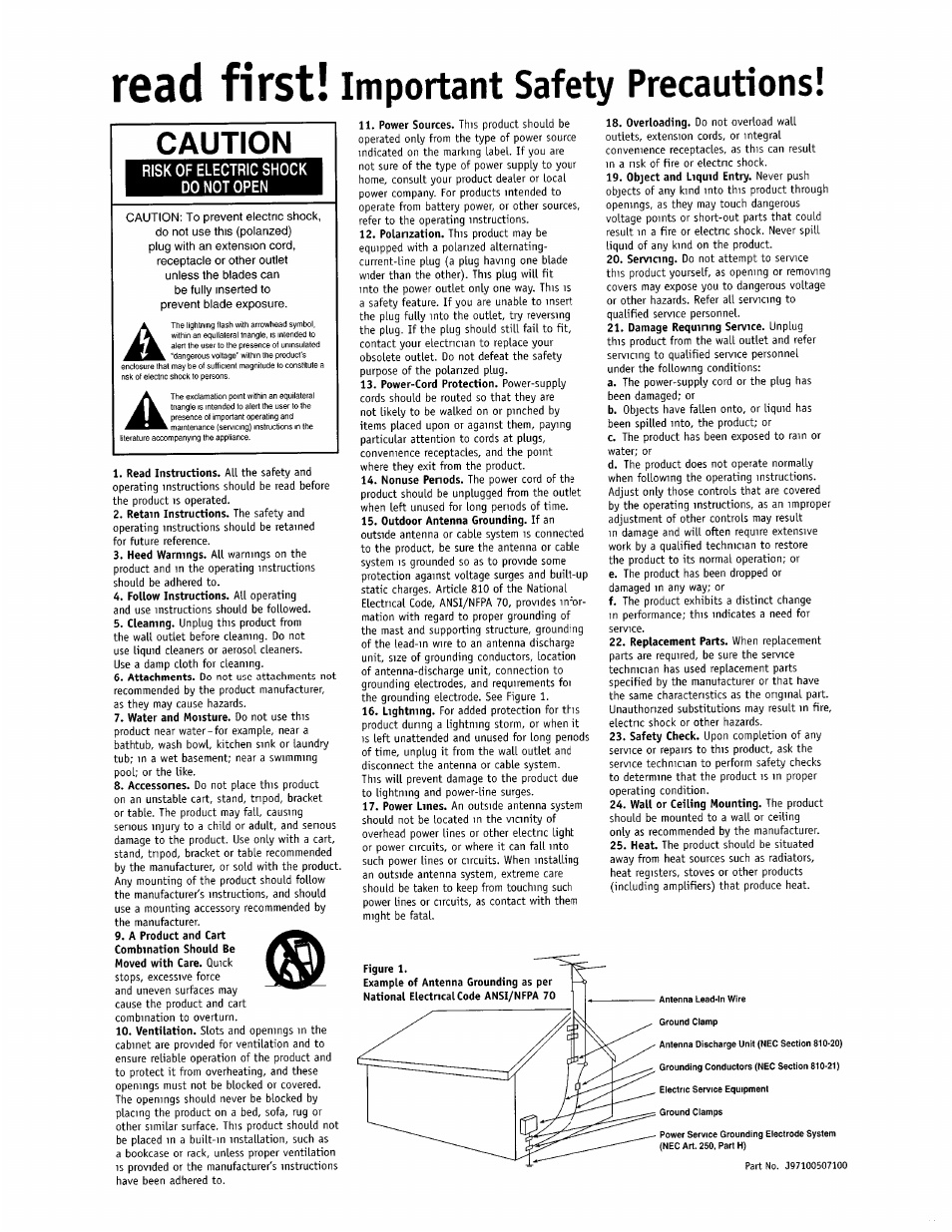 Harman-Kardon AVR 110 User Manual | Page 50 / 56