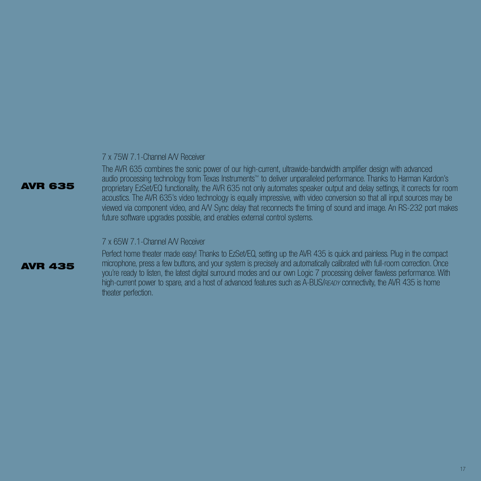 Harman-Kardon Home Theater System User Manual | Page 17 / 44