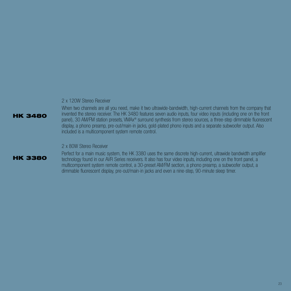 Harman-Kardon Home Theater System User Manual | Page 23 / 44