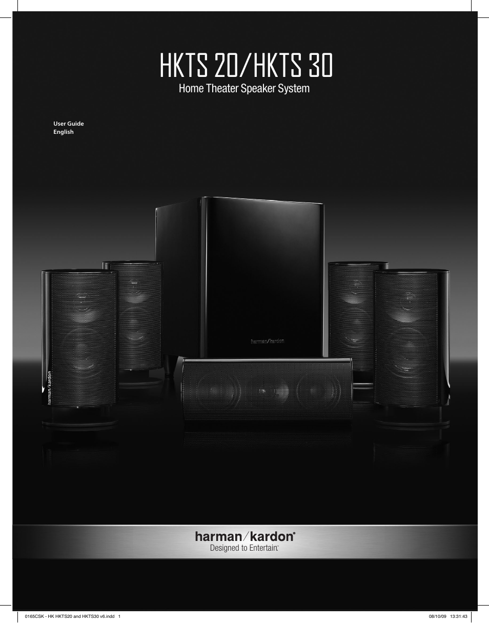 Harman-Kardon HKTS20 User Manual | 12 pages