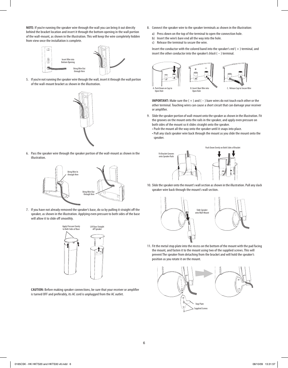 Harman-Kardon HKTS20 User Manual | Page 6 / 12