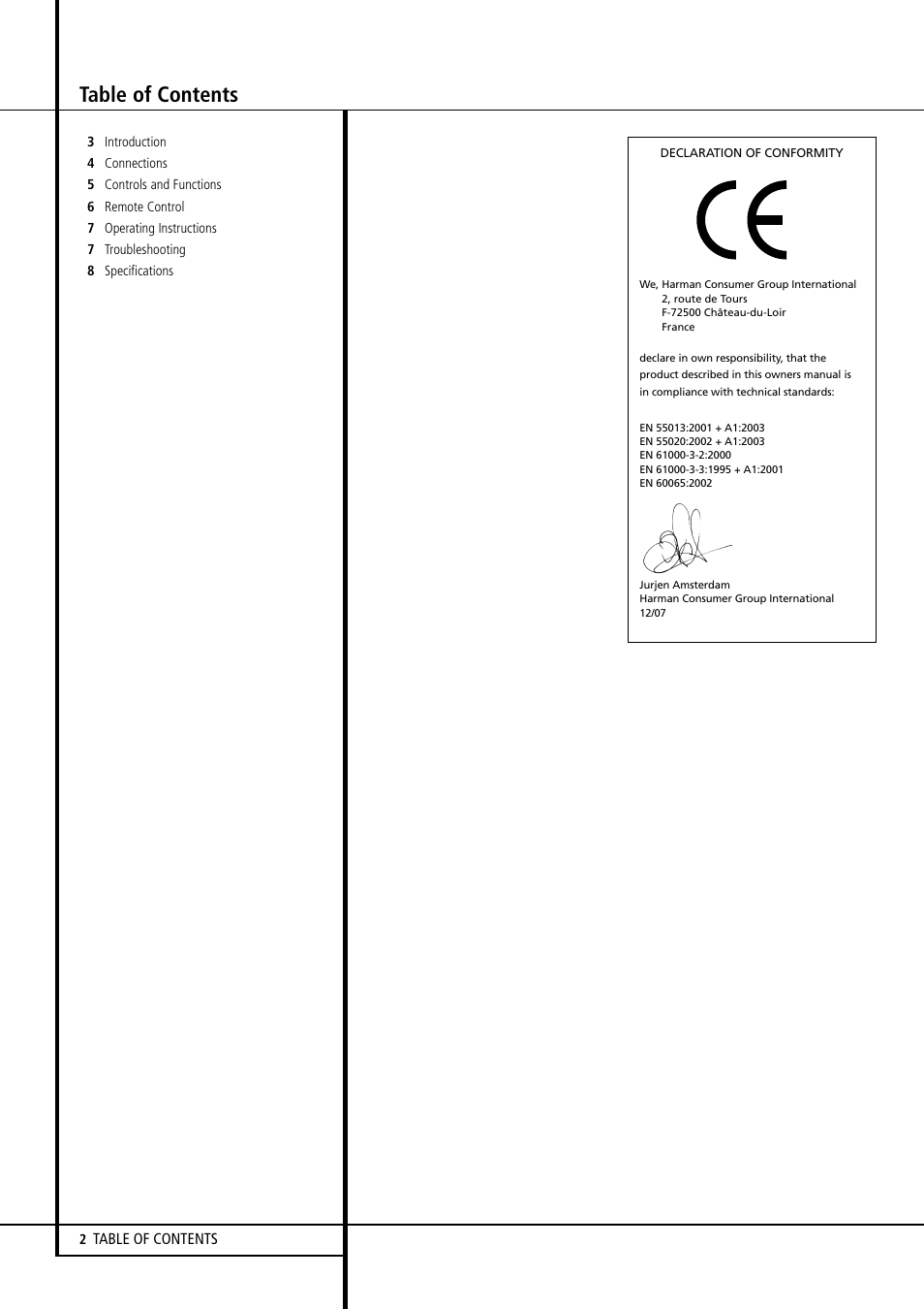 Harman-Kardon HK 980 User Manual | Page 2 / 8