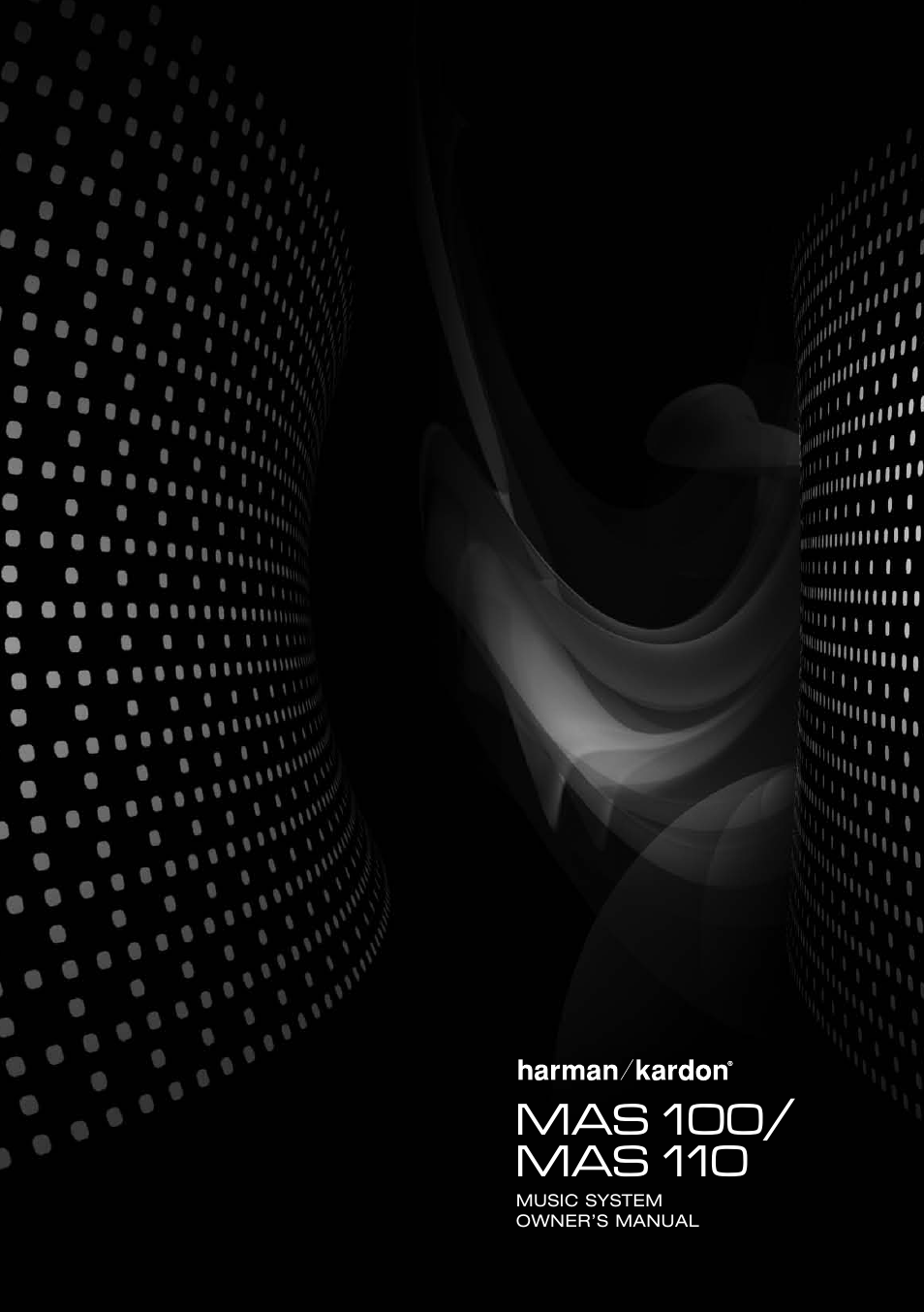Harman-Kardon MAS 110 User Manual | 20 pages