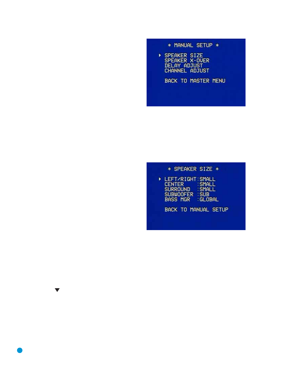Initial setup, Step two – measure speaker distances, Step three – manual setup menu | Harman-Kardon AVR 145 User Manual | Page 26 / 63