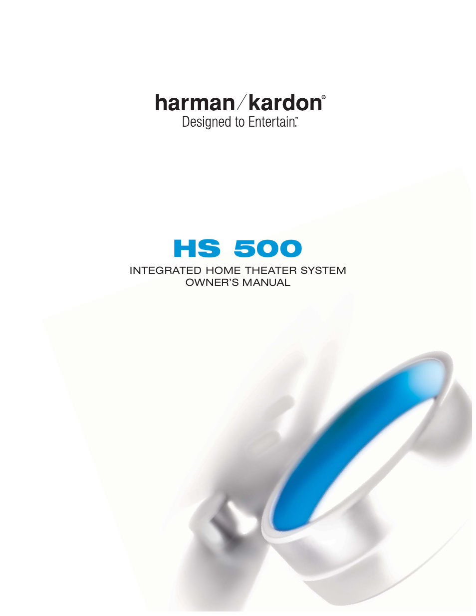 Harman-Kardon HS 500 User Manual | 72 pages