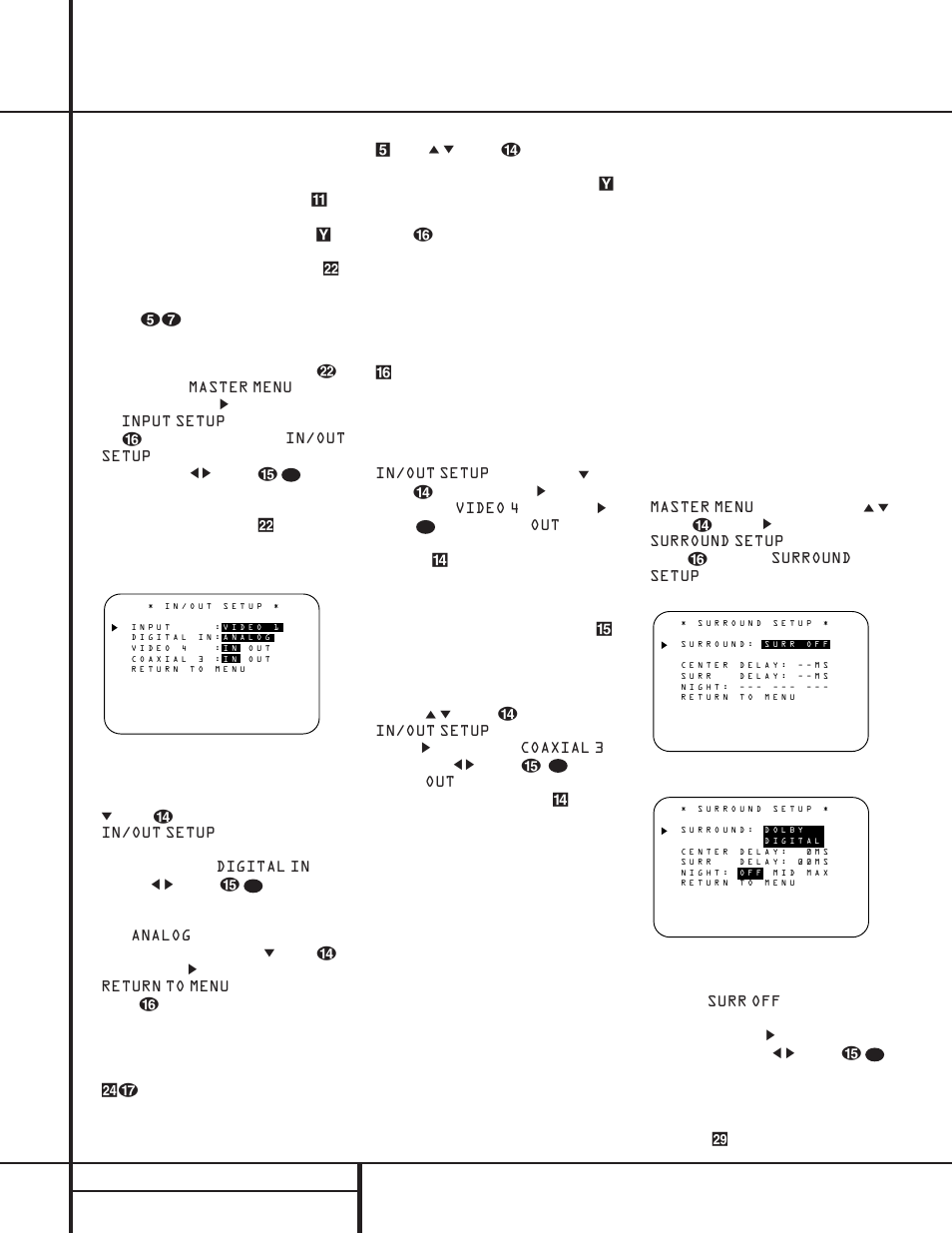 System configuration, 20 system configuration | Harman-Kardon AVR 510 User Manual | Page 20 / 56
