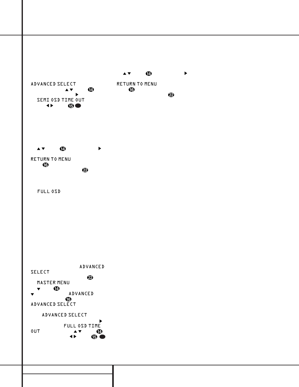 Advanced features, 34 advanced features | Harman-Kardon AVR 510 User Manual | Page 34 / 56