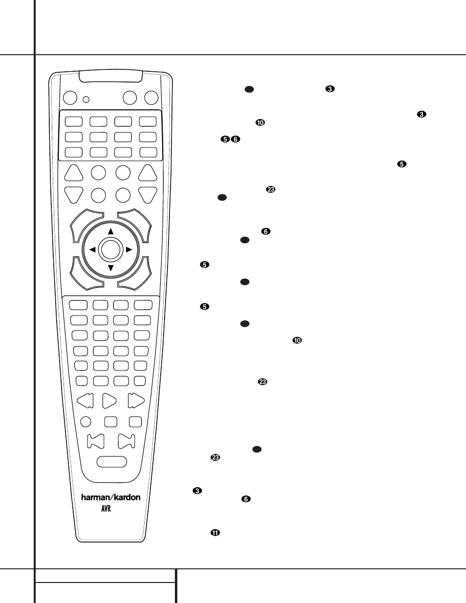 Programming the remote | Harman-Kardon AVR 510 User Manual | Page 38 / 56