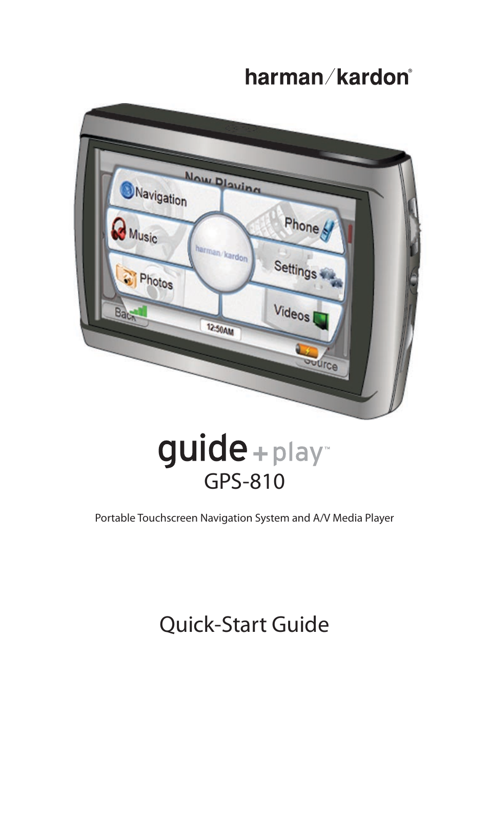 Harman-Kardon GPS-810 User Manual | 16 pages