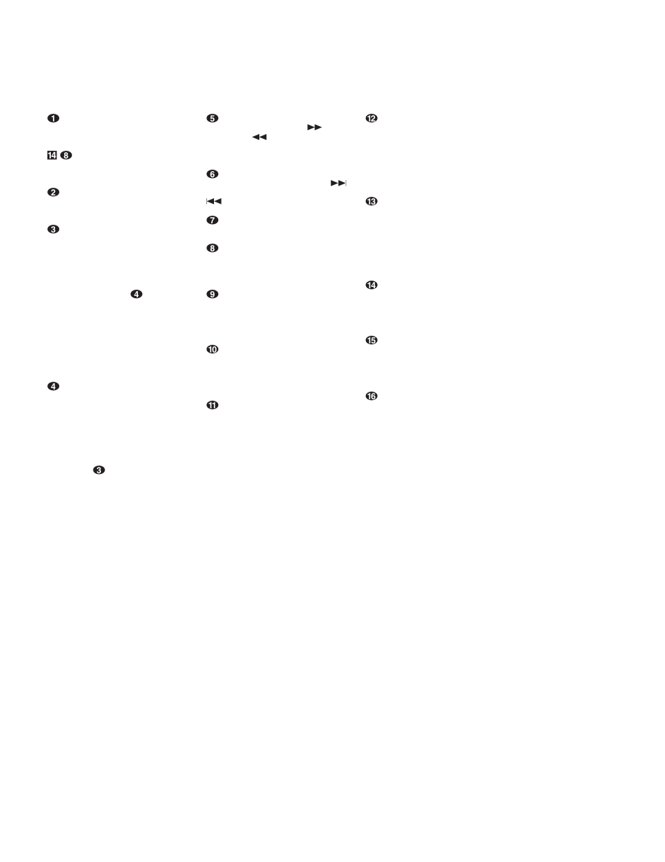 Remote control functions | Harman-Kardon FL8550 User Manual | Page 10 / 20
