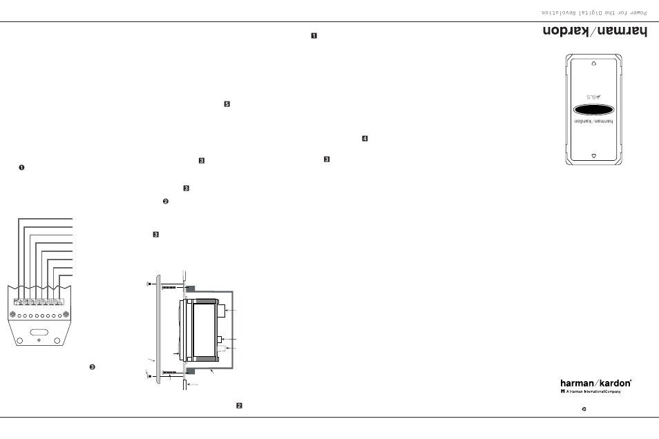 Ab 1, Amplified in-wall module, Operation | Troubleshooting guide, Specifications | Harman-Kardon Stereo Amplifier User Manual | Page 2 / 2