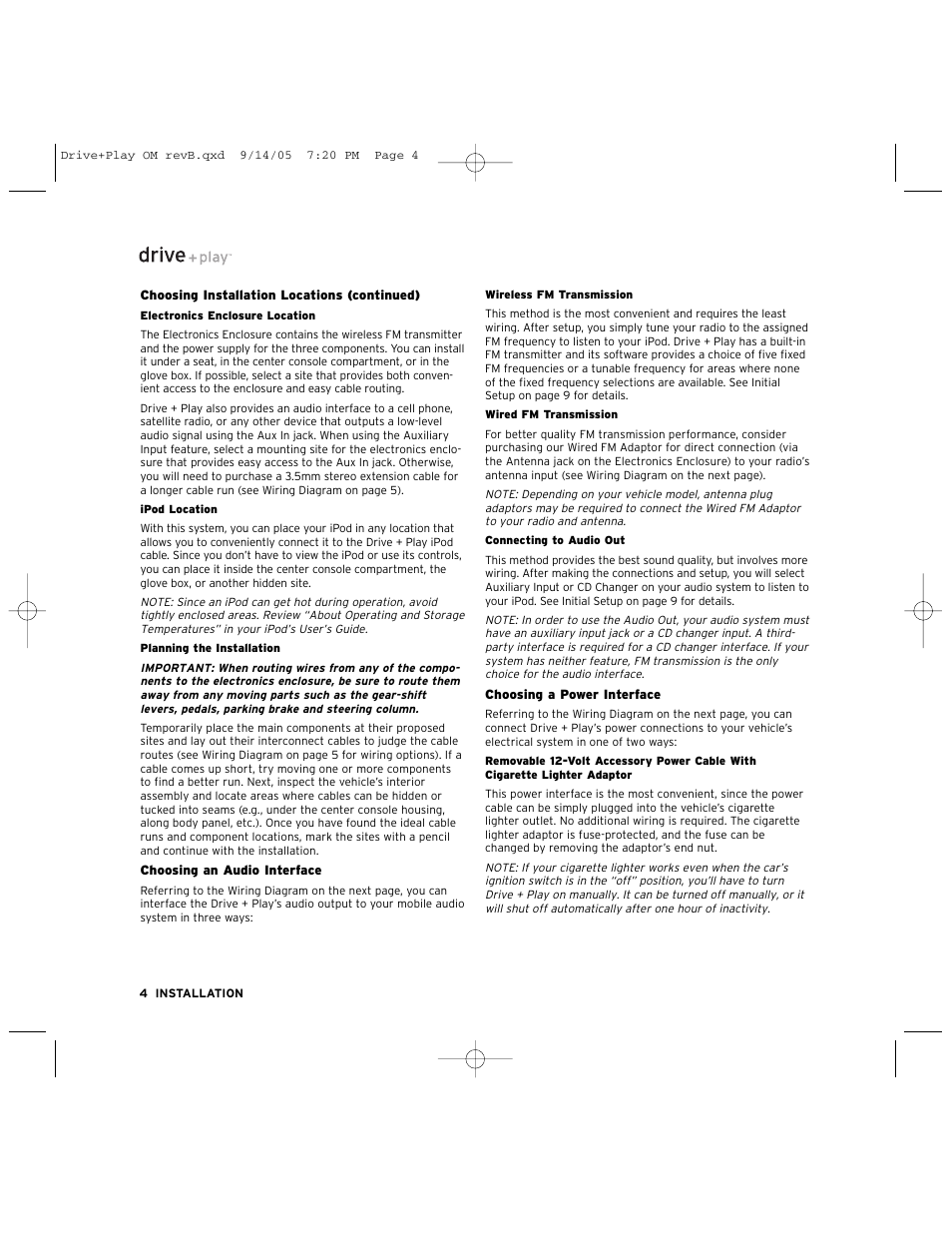 Harman-Kardon Car Stereo System User Manual | Page 4 / 12