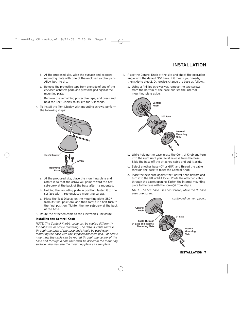 Installation | Harman-Kardon Car Stereo System User Manual | Page 7 / 12