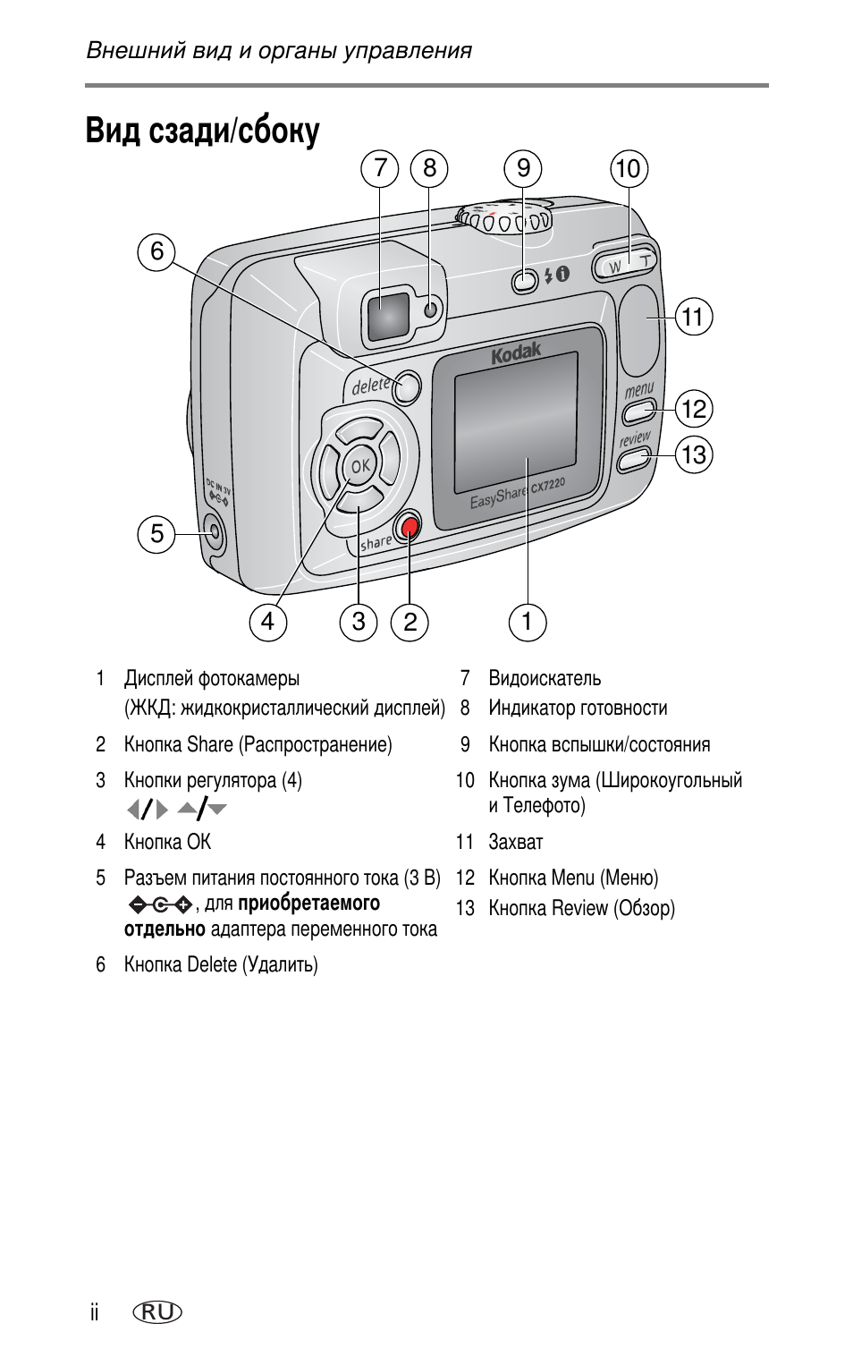 Kodak CX7220 User Manual | Page 4 / 72
