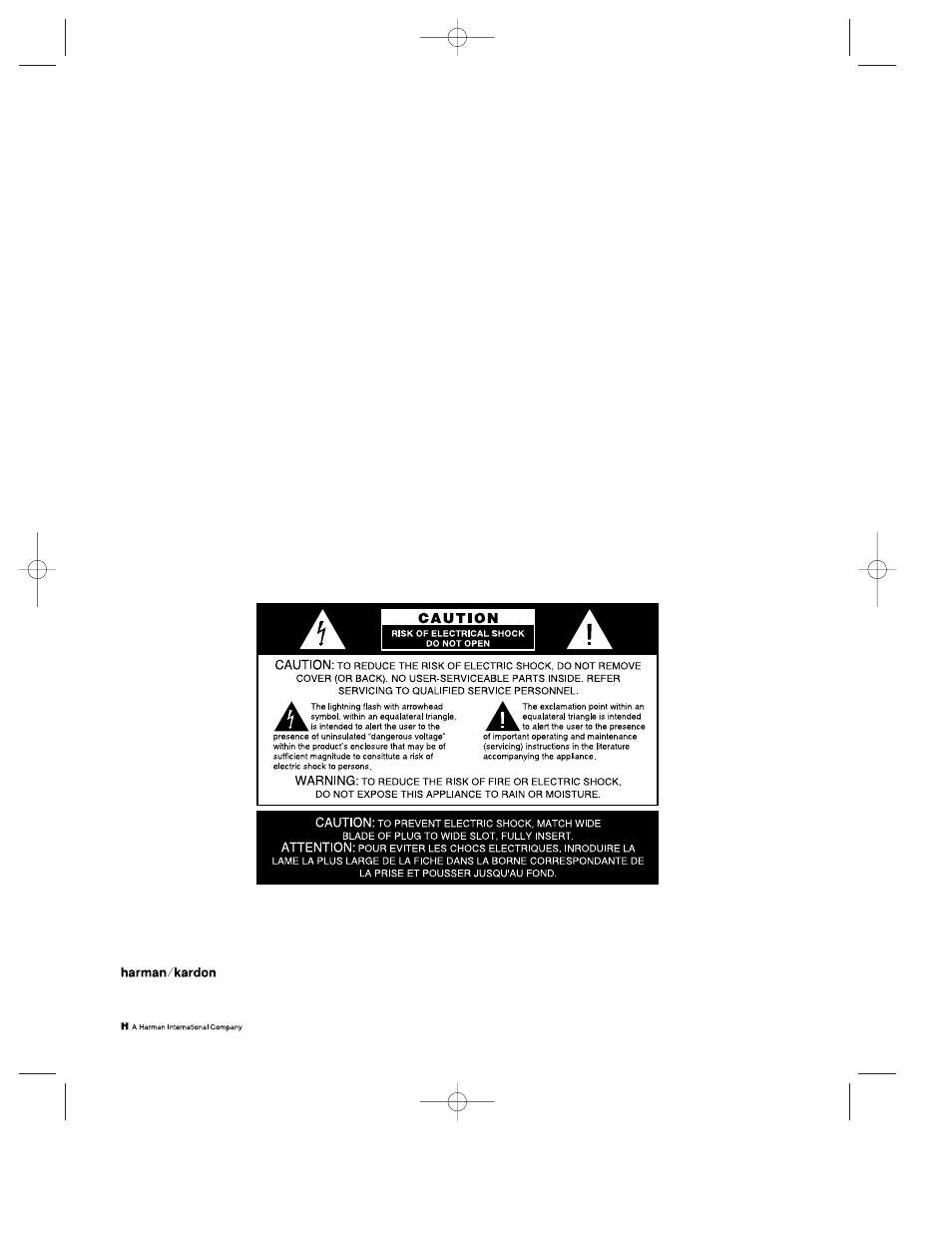 Harman-Kardon PA5800 User Manual | Page 2 / 12