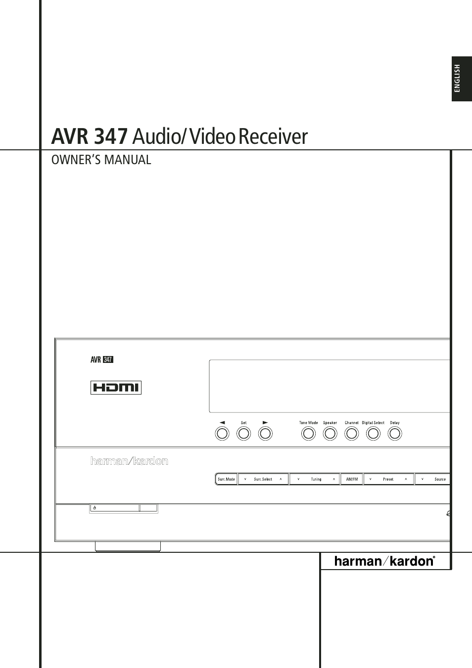 Harman-Kardon 347 User Manual | 64 pages