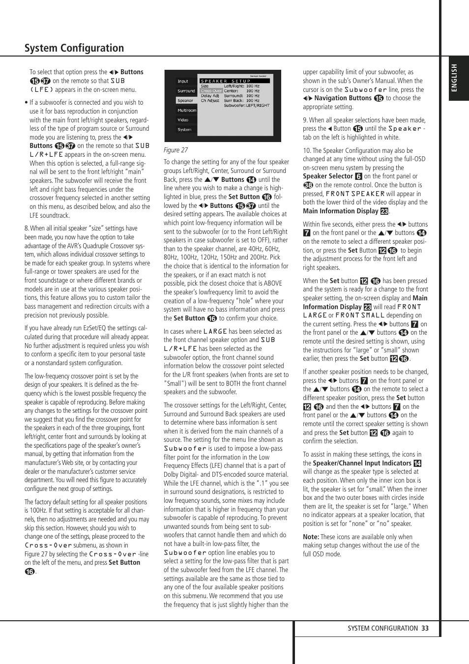 System configuration | Harman-Kardon 347 User Manual | Page 33 / 64