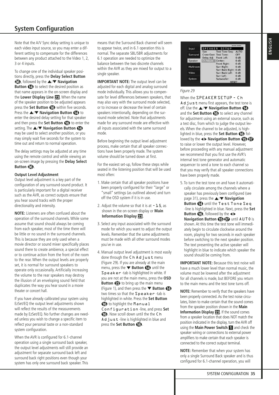 System configuration | Harman-Kardon 347 User Manual | Page 35 / 64