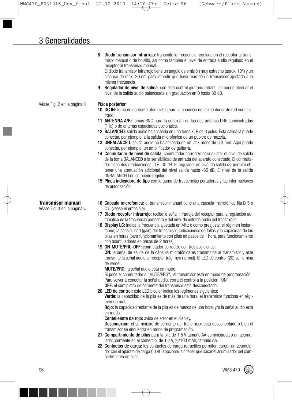 3 generalidades | Harman-Kardon WMS 470 User Manual | Page 102 / 142