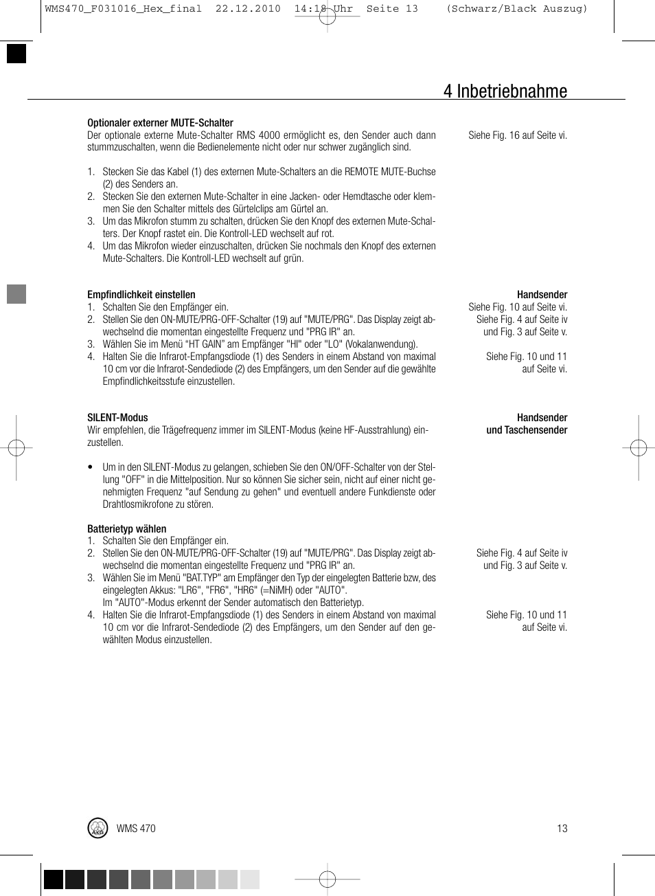4 inbetriebnahme | Harman-Kardon WMS 470 User Manual | Page 19 / 142